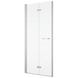 Ronal Solino drzwi prysznicowe 100 cm uchylne srebrny połysk/szkło przezroczyste SOLF1G1005087
