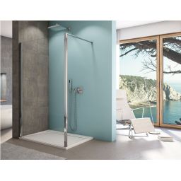 Ronal Top Line S ścianka prysznicowa 140 cm srebrny połysk/szkło przezroczyste TOPF21405007