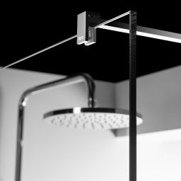 Roca District Walk-In ścianka prysznicowa 110 cm wolnostojąca szkło przezroczyste AMP716110M