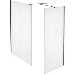 Roca District Walk-In ścianka prysznicowa 80 cm wolnostojąca szkło przezroczyste AMP718080M