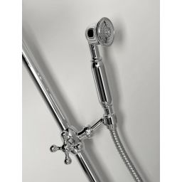 Sapho Antea zestaw prysznicowy ścienny z deszczownicą chrom SET031