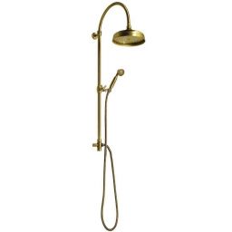 Sapho Antea zestaw prysznicowy ścienny z deszczownicą brąz SET036