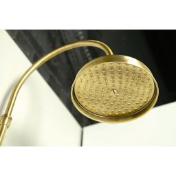 Sapho Antea zestaw prysznicowy ścienny termostatyczny brąz SET046