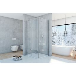 Sea-Horse Fresh Line kabina prysznicowa 80x100 cm prostokątna lewa chrom/szkło przezroczyste BK247T08/10L