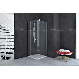 Sea-Horse Fresh Line kabina prysznicowa 90x90 cm kwadratowa lewa chrom/szkło przezroczyste BK247TL