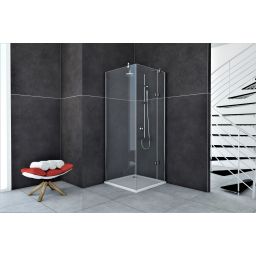 Sea-Horse Fresh Line kabina prysznicowa 90x90 cm kwadratowa prawa chrom/szkło przezroczyste BK247TP