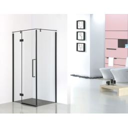 Sea-Horse Fresh Line kabina prysznicowa 90x120 cm prostokątna lewa czarny/szkło przezroczyste BK248T09/12KL
