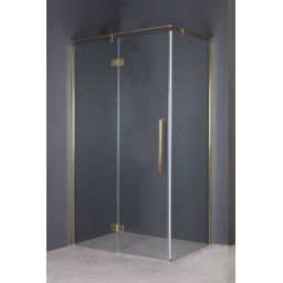 Sea-Horse Fresh Line kabina prysznicowa 80x120 cm prostokątna lewa złoty/szkło przezroczyste BK248T08/12ZL