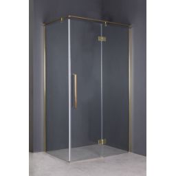 Sea-Horse Fresh Line kabina prysznicowa 80x120 cm prostokątna prawa złoty/szkło przezroczyste BK248T08/12ZP