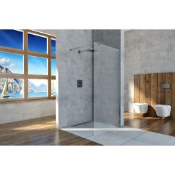 Sea-Horse Easy In ścianka prysznicowa Walk-In 80 cm chrom/szkło przezroczyste BKP251T08