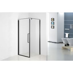 Sea-Horse Fresh Line kabina prysznicowa 90x90 cm kwadratowa czarny/szkło przezroczyste BK260T09K