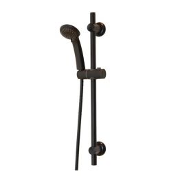 Sea-Horse Novo Black zestaw prysznicowy ścienny czarny mat NZ-H401B