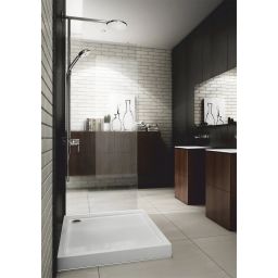 Schedpol Competia New brodzik 80x110 prostokątny biały 3.4837