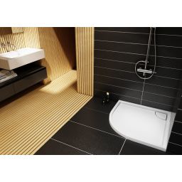 Schedline Erida brodzik półokrągły 90x90 cm biały 3SP.E4O-9090