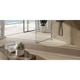 Schedline Libra Cashmere Stone brodzik półokrągły 80x80 cm beżowy 3SP.L1O-8080/PK/ST