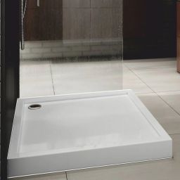 Schedpol Competia New brodzik 80x110 prostokątny biały 3.4837