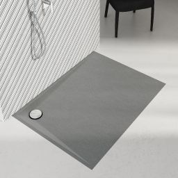 Schedline Libra Anthracite Stone brodzik prostokątny 110x90 cm antracyt 3SP.L1P-90110/A/ST