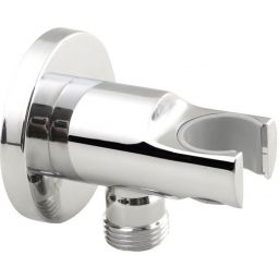 Sapho przyłącze kątowe z uchwytem chrom 1205-09