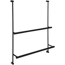 Sapho wieszak na ręcznik do kabiny prysznicowej czarny mat 1301-09B