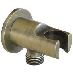 Sapho przyłącze kątowe z uchwytem ścienne brązowe 981M6