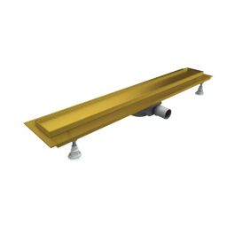 Schedpol Base-Low odpływ liniowy 100 cm złoty OLP100/ZST-LOW