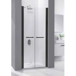 Sanplast Prestige III DD/PRIII drzwi prysznicowe 80 cm czarny mat/szkło przezroczyste 600-073-0920-59-401