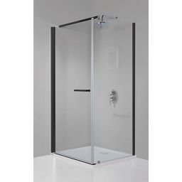 Sanplast Prestige III KNDJ/PRIII-100x70-S cyW0 kabina prysznicowa 100x70 cm prostokątna czarny mat/szkło przezroczyste 600-073-0150-59-401