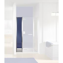 Sanplast Prestige III Ścianka dodatkowa SS2/PRIII-30 srebrny błyszczący/szkło przezroczyste 600-073-1210-38-401