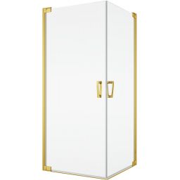 Ronal Cadura drzwi prysznicowe 90 cm lewe złoty/szkło przezroczyste CA1CG0901207