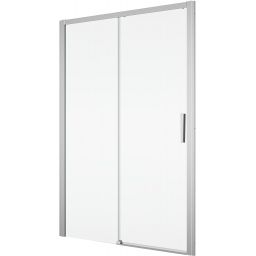 Ronal Divera drzwi prysznicowe 140 cm rozsuwane srebrny połysk/szkło przezroczyste D22S2B1405007