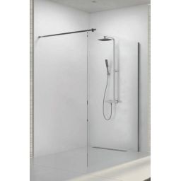 Sanplast Space Wall Walk-In ścianka prysznicowa 90 cm chrom/szkło przezroczyste 600-320-2130-42-401