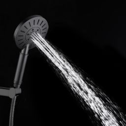 Tiger Splash Akcent Rainfall zestaw prysznicowy ścienny czarny 1715040746