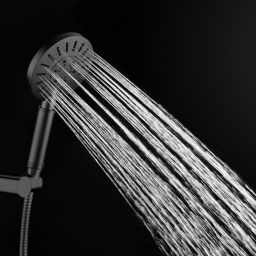 Tiger Splash Akcent Rainfall zestaw prysznicowy ścienny czarny 1715040746