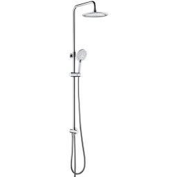 Tiger Splash Akcent Rainfall zestaw prysznicowy ścienny chrom/biały 1715040146