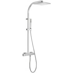Tres Cuadro zestaw prysznicowy ścienny z deszczownicą chrom 007.191.01