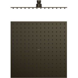 Tres Selection deszczownica 30x30 cm kwadratowa czarny brąz 134315012KMB