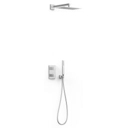 Tres Therm-Box zestaw prysznicowy podtynkowy termostatyczny z deszczownicą chrom 20225054