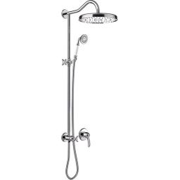 Tres Monoclasic zestaw prysznicowy podtynkowy z deszczownicą chrom 242.177.03