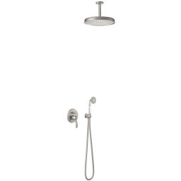 Tres Monoclasic zestaw prysznicowy podtynkowy z deszczownicą stal 242.180.04.AC