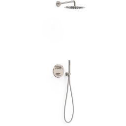 Tres Therm-Box zestaw prysznicowy podtynkowy z deszczownicą stal 28335002