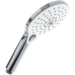 Tres Exclusive słuchawka prysznicowa biała/chrom 29974904