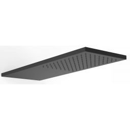Tres Selection deszczownica 55x21 cm prostokątna czarny mat 29990302NM