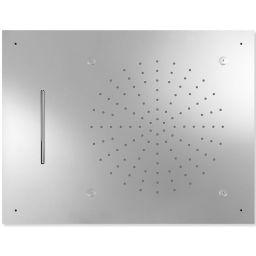 Tres Exclusive deszczownica 65x50 cm prostokątna chrom 299.971.01