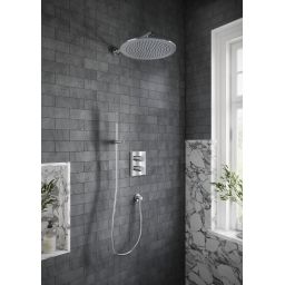 Zestaw Villeroy & Boch Universal Taps & Fittings zestaw prysznicowy podtynkowy termostatyczny z deszczownicą chrom (TVD00065300061, TVD00065100000, TVC00000300061, TVC00045351061, TVS10900600061, TVC00003500061, TVC00045800061, TVC00045600061)