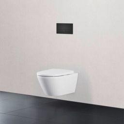 Duravit DuraSystem A1 przycisk spłukujący do WC czarny mat WD5001031000