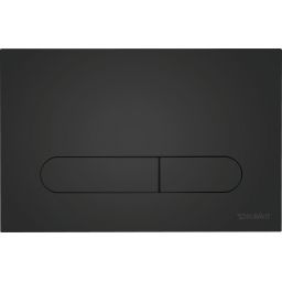 Duravit DuraSystem przycisk spłukujący do WC czarny mat WD5009031000