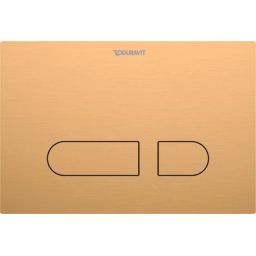 Duravit DuraSystem A1przycisk spłukujący do WC brąz szczotkowany WD5012044000
