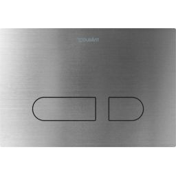 Duravit DuraSystem A1 przycisk spłukujący do WC stal nierdzewna szczotkowana WD5012704000