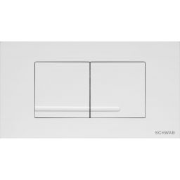 Schwab Gaios Duo przycisk spłukujący do WC tworzywo biały 4060418701