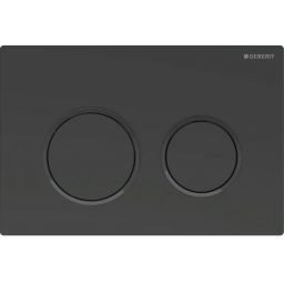 Geberit Omega20 przycisk spłukujący do WC czarny 115.085.16.1